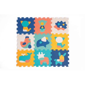 Legemtte med dyr (9 stk) 