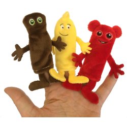 Babblarna - Fingerdukker, Displaybox 60 stk
