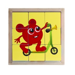 Babblarna- Klodspuslespil, 9 brikker