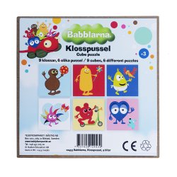 Babblarna- Klodspuslespil, 9 brikker