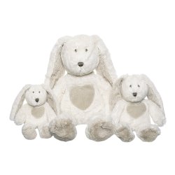 Teddy Cream - Kanin, Hvid, 24 cm
