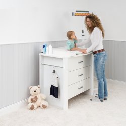 Puslebordsvarmer m. fod 