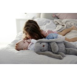 Ecofriends Bunnies - Svea, Lysegr, 45 cm 