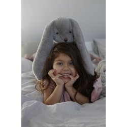 Ecofriends Bunnies - Svea, Lysegr, 45 cm 