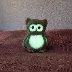 Teddy Glow - Selvlysende Ugle, Grn