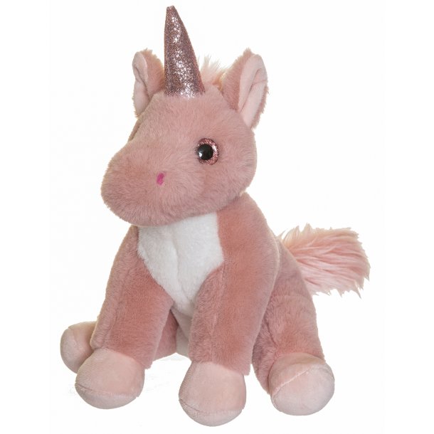 Teddy Unicorns - Enhjrning, Rosa, 25 cm 
