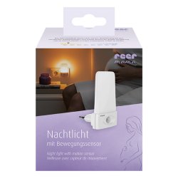 Natlys med bevgelsessensor - 1 stk 