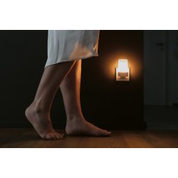 Natlys med bevgelsessensor - 1 stk 