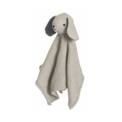 Teddy Baby - Nusseklud Strikket, Hund, 28 cm