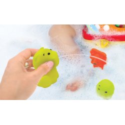 Badedyr m. opbevaringsnet 