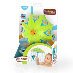 Fill 'N' Rain Peacock Umbrella - Green