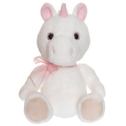 Teddy Unicorns - Enhjrningen Elsie, Hvid, 20 cm