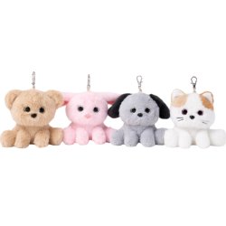 Teddy Bag Tags, Dyr - Displaybox 20 stk
