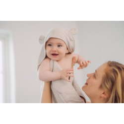 Babyh�ndkl�de - Bj�rn i Gr�, 75x75 cm