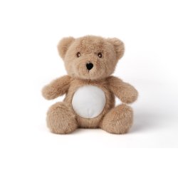 Teddy Lights - Natlampe m. lyd, Bamse, 25 cm