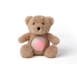 Teddy Lights - Natlampe m. lyd, Bamse, 25 cm