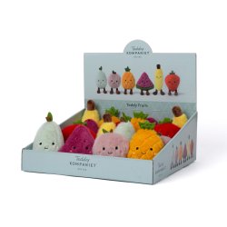 Teddy Fruits - Displaybox, 16 stk