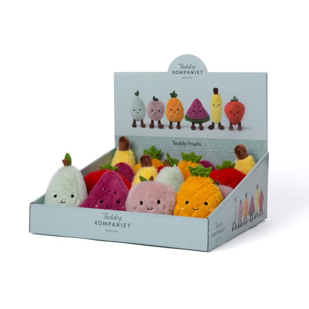 Teddy Fruits - Displaybox, 16 stk