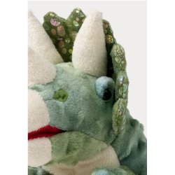 H�nddukke - Triceratops i �g, 20 cm