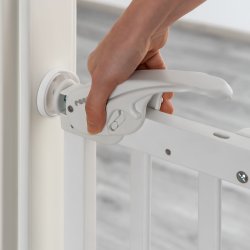 Tryk- eller V�gmonteret Sikkerhedsgitter, Modulopbygget - Hvid