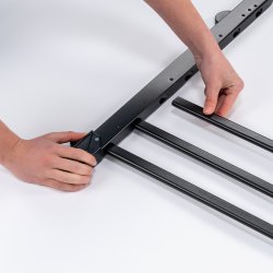 V�gmonteret Sikkerhedsgitter, Modulopbygget - Sort