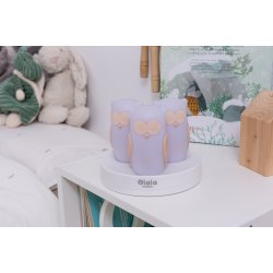 Natlampe Trio - Ugle i Hvid