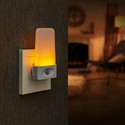 Natlys med bevgelsessensor - 2 stk 