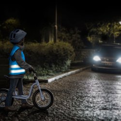 Sikkerhedsvest m. htte - Bl 