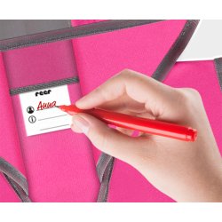 Sikkerhedsvest m. htte - Pink 