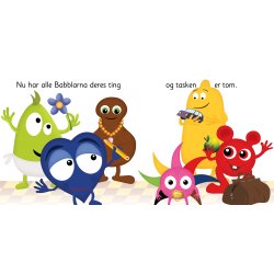 Babblarna - I Bobbos Taske, BOG DANSK