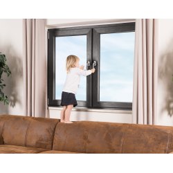 Sikkerhedsls til vindue/altandr, Antracit 