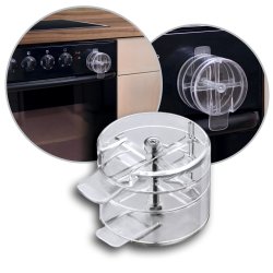 Drstop til ovn, transparent