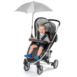 ShineSafe - Barnvagnsparasoll, Gr� melange