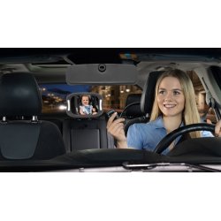 BabyView Bilspejl med lys  