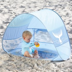 Skyggetelt med bassin 