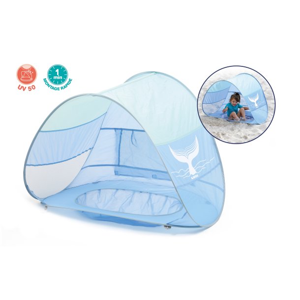 Skyggetelt med bassin 