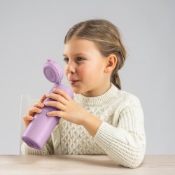 Drikkedunk m. sugerr - Lilla