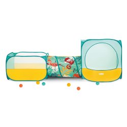 Legeomrde m. tunnel og bolde 