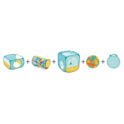 Legeomrde m. tunnel og bolde 