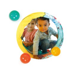 Legeomrde m. tunnel og bolde 