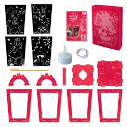 Scratch Art Lantern - Totally Twilight