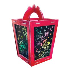 Scratch Art Lantern - Totally Twilight