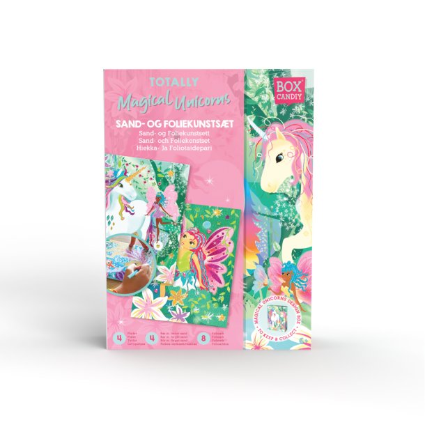 Sand and Foil Art - Totally Magical Unicorns