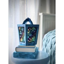 Scratch Art Lantern - Totally Twilight Sea