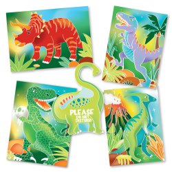 Watercolor Art - Totally Dinosaurs