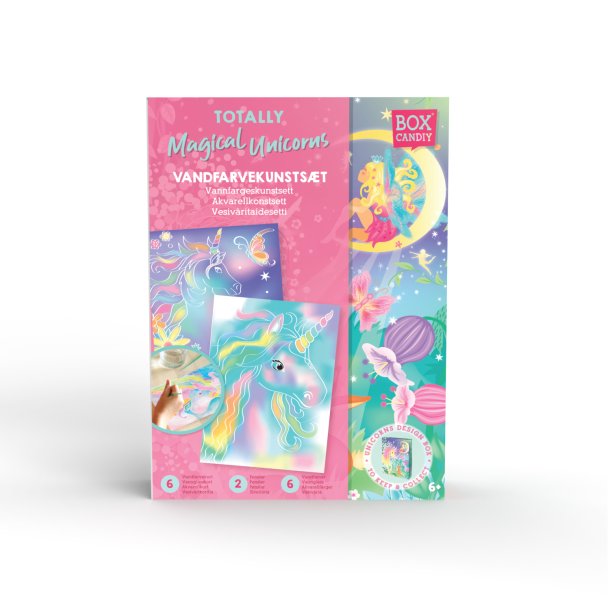 Watercolor Art - Totally Magical Unicorns