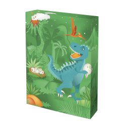 Scratch Art Lantern - Totally Twilight Dinosaur