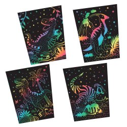 Scratch Art Lantern - Totally Twilight Dinosaur