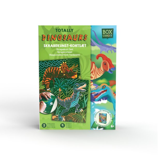 Scratch Art - Totally Dinosaurs