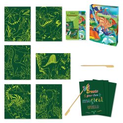 Scratch Art - Totally Dinosaurs